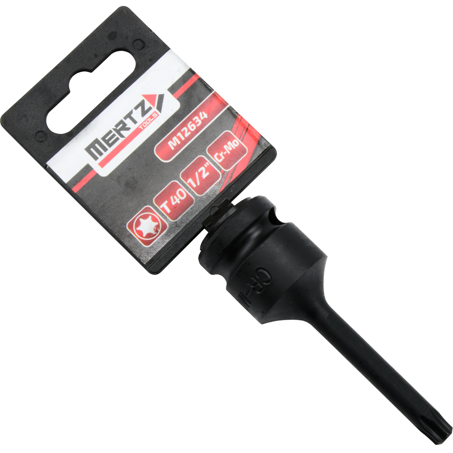 Klucz trzpieniowy TORX Mertz 78mm bit udarowy T40 1/2" Cr-Mo M12634