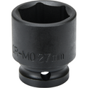 Nasadka udarowa Mertz klucz nasadowy sześciokątna Cr-Mo M12617 1/2" 27 mm