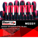 MERTZ ZESTAW WKRĘTAKÓW CRV 18SZT