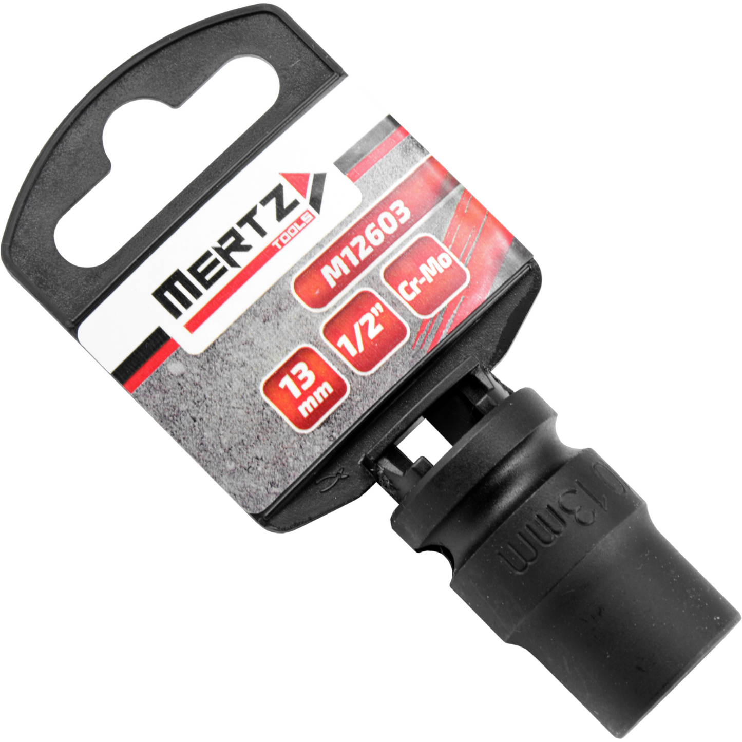 Nasadka udarowa Mertz klucz nasadowy sześciokątna Cr-Mo M12603 1/2" 13 mm