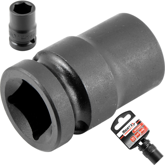 Nasadka udarowa Mertz klucz nasadowy sześciokątna Cr-Mo M12604 1/2" 14 mm