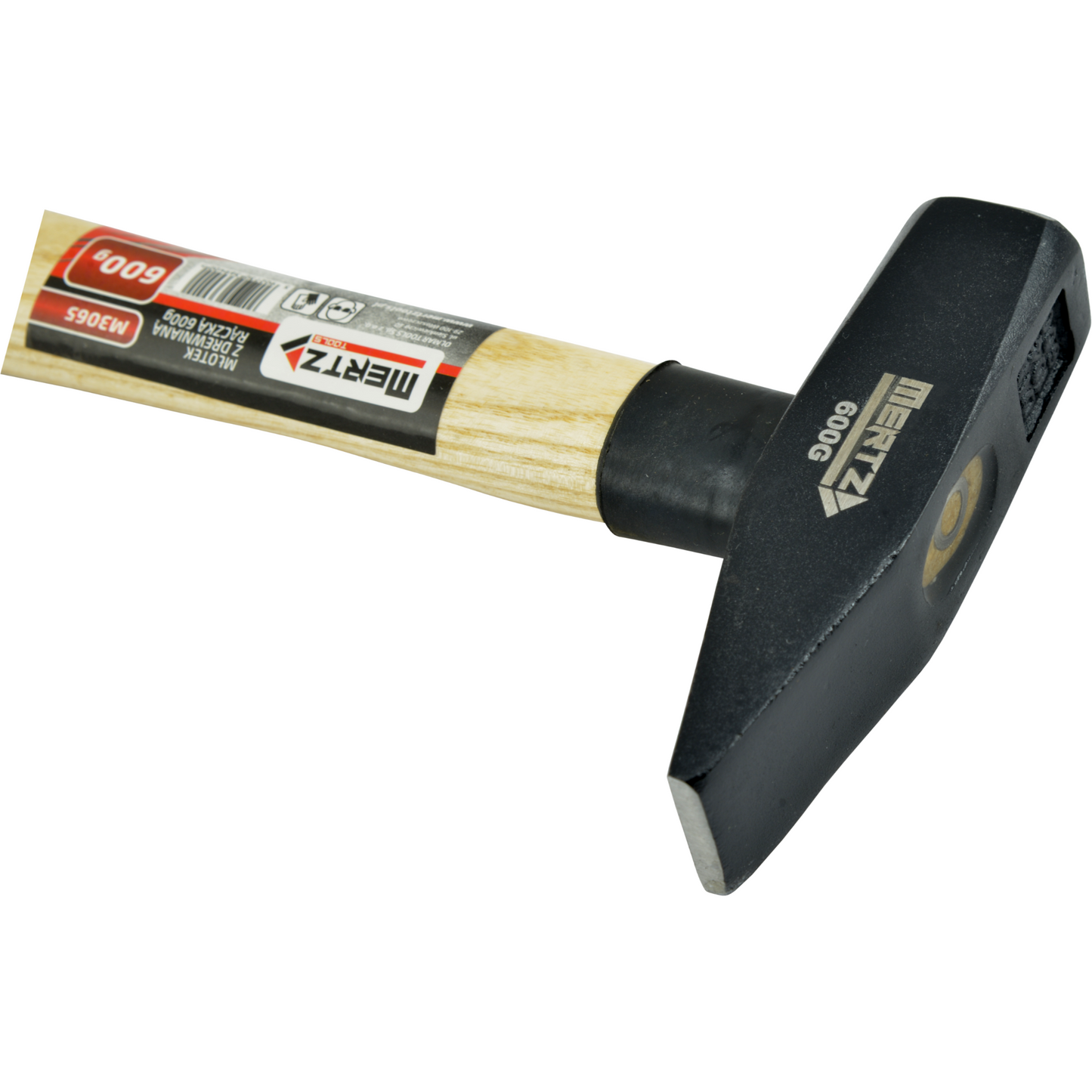 Młotek ślusarski Mertz odporny drewniany trzonek mocny M3065 600g