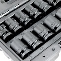 Zestaw nasadek udarowych Mertz nasadowe 1/2" nasadka 10-24mm 13szt M12413