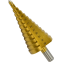 Wiertło stożkowe Mertz stopniowe choinkowe tytan do metalu HSS M1601 4-39mm