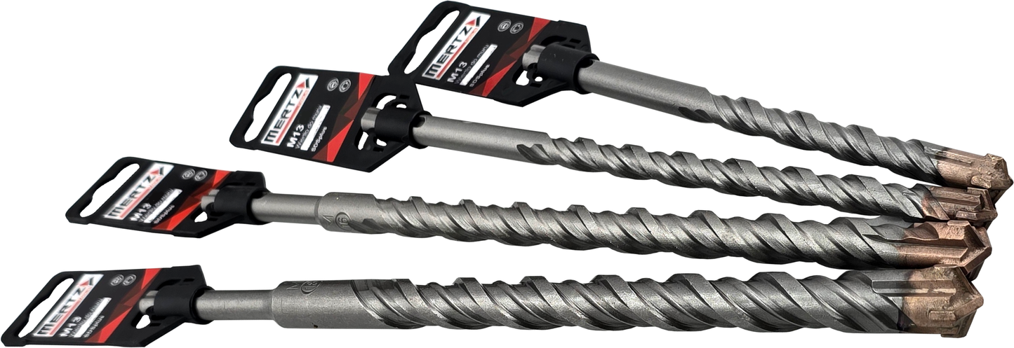 Wiertło do betonu Mertz końcówka krzyż SDS+ quadro cross M1350 14x1000mm
