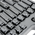 Zestaw nasadek udarowych Mertz nasadowe 1/2" nasadka 9-30mm 40szt M12440
