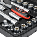Zestaw kluczy nasadowych Mertz 1/2" narzędzia nasadki bity 22szt M12022