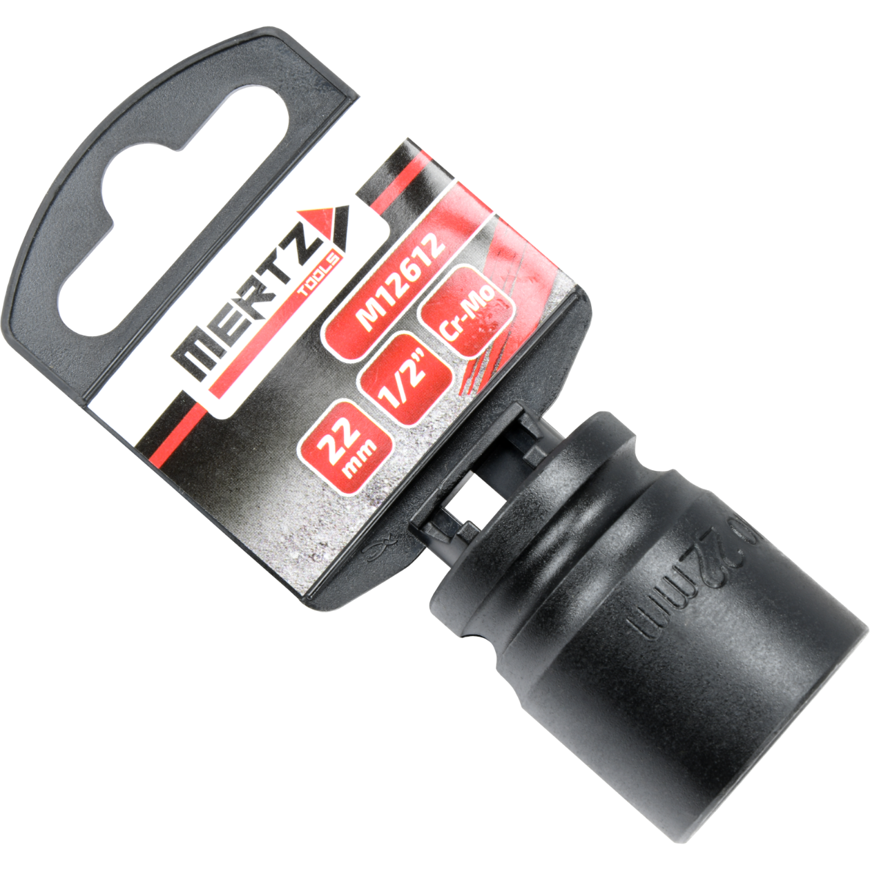 Nasadka udarowa Mertz klucz nasadowy sześciokątna Cr-Mo M12612 1/2" 22 mm