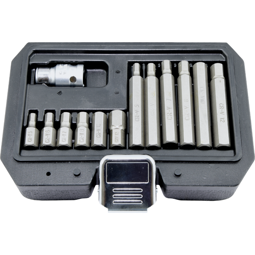 Zestaw kluczy trzpieniowych Mertz komplet bitów imbus 1/2" HEX M12162 x13