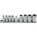 Zestaw kluczy nasadowych Mertz komplet bity 1/4" 3/8" typ-E M12171 x9