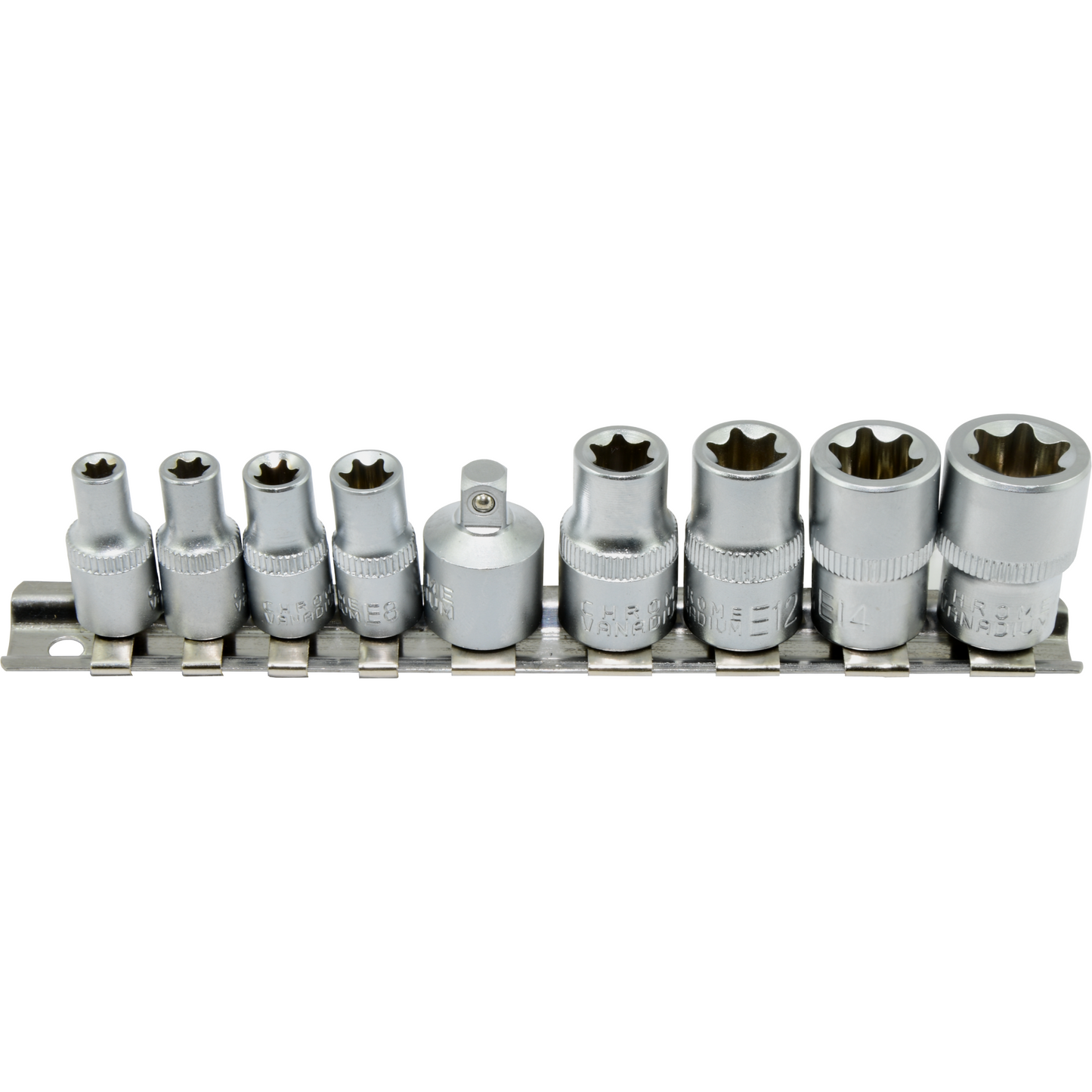 Zestaw kluczy nasadowych Mertz komplet bity 1/4" 3/8" typ-E M12171 x9