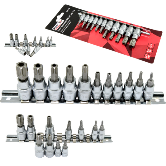 Zestaw kluczy trzpieniowych Mertz komplet bitów 1/4" 3/8" TORX M12165 x11