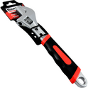 Klucz nastawny szwed Mertz szwedzki 0-30mm z gumową rączką M00102 250mm CRV