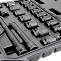 Zestaw nasadek udarowych Mertz nasadowe 1/2" nasadka 10-27mm 19szt M12419