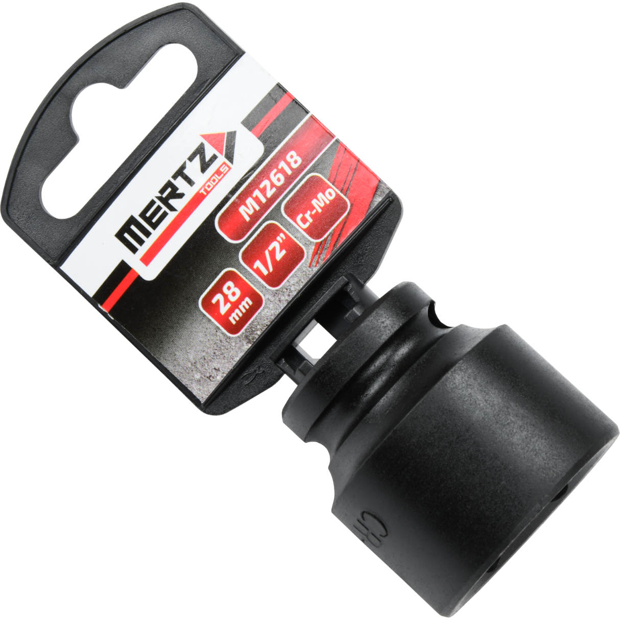 Nasadka udarowa Mertz klucz nasadowy sześciokątna Cr-Mo M12618 1/2" 28 mm
