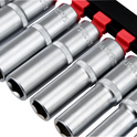 Zestaw nasadek długich Mertz nasadowe 1/2" nasadka 10-19mm 10szt M12210