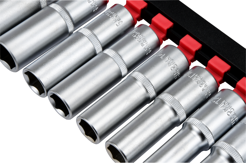 Zestaw nasadek długich Mertz nasadowe 1/2" nasadka 10-19mm 10szt M12210
