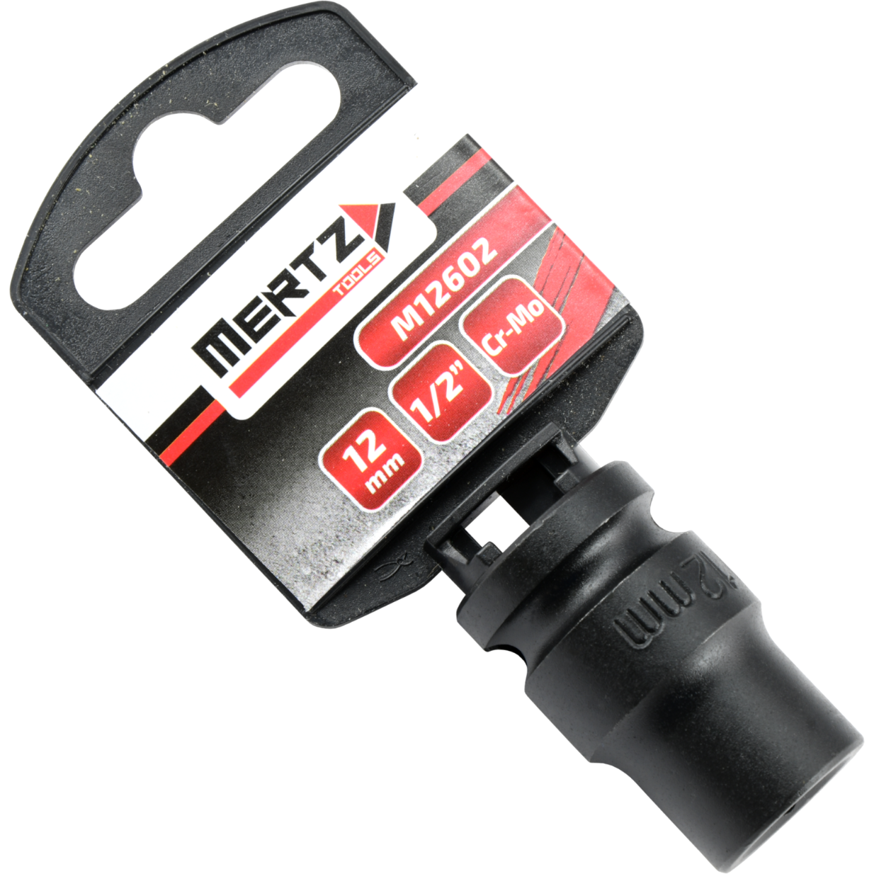 Nasadka udarowa Mertz klucz nasadowy sześciokątna Cr-Mo M12602 1/2" 12 mm