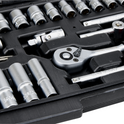 Zestaw kluczy nasadowych Mertz 1/4" narzędzia nasadki bity 48szt M14048