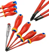 Zestaw śrubokrętów Mertz wkrętaków izolowanych elektryk 1000V 6 sztuk M2450 – zdjęcie 1